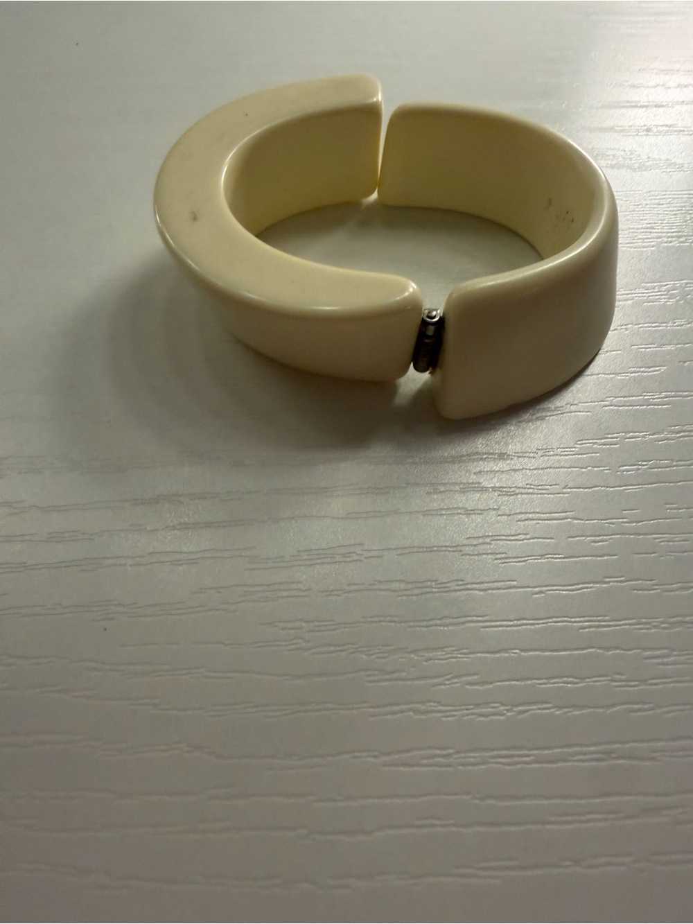 Cream Chunky Cuff Bracelet